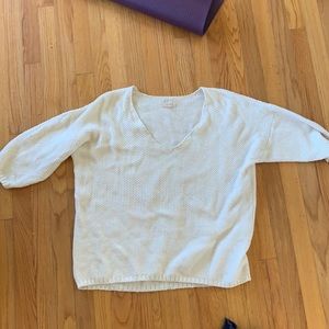 First Rite, Oversize 100% Pima cotton chunky sweater